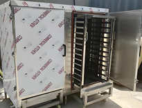 陕西草莓污视频免费下载设备厂家告诉你隧道式大型推车蒸柜的特点